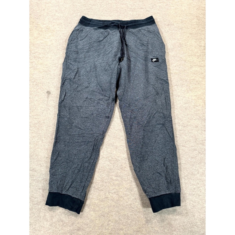 Nike Mens Large Heather Gray Fleece Lined Jogger Sweatpants RN56323